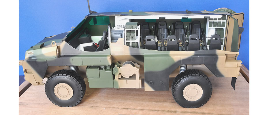 Bushmaster PMV Cutaway Display Model