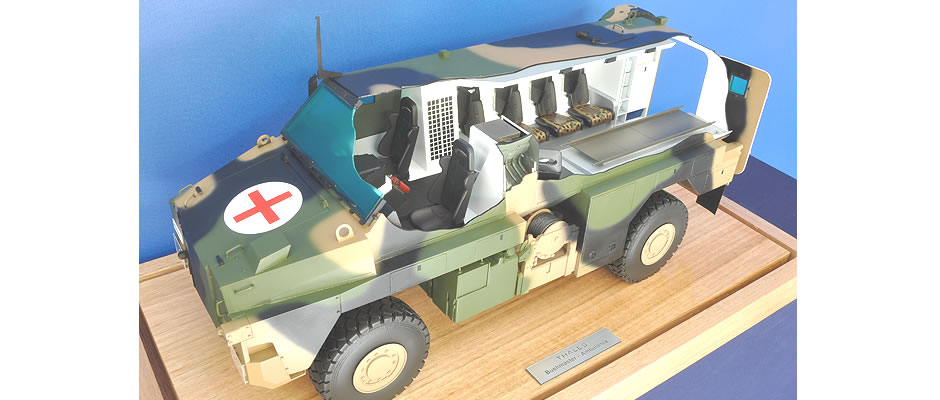 Bushmaster Ambulance Variant Cutaway Model